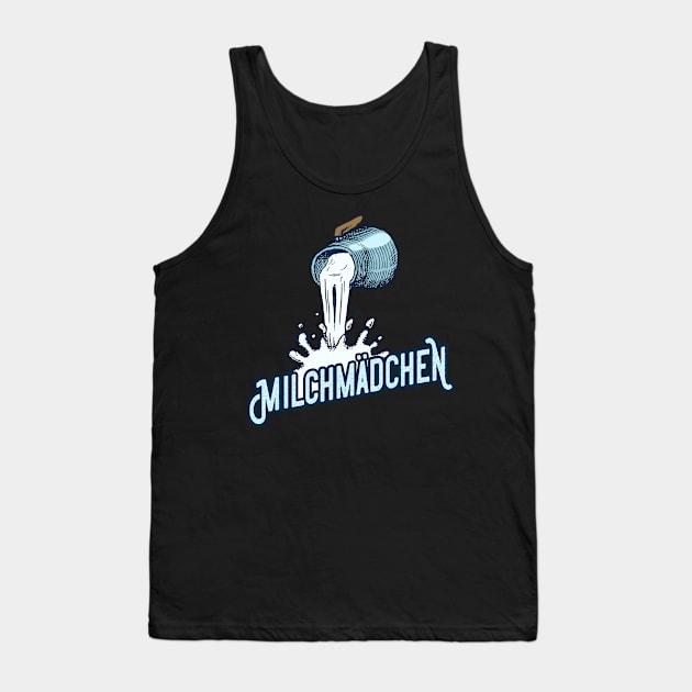 Milchmädchen Milchkanne Landwirtin Tank Top by Foxxy Merch